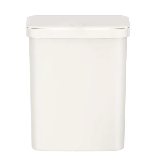 Eko Fingerprint Resistant Kitchen Bin White