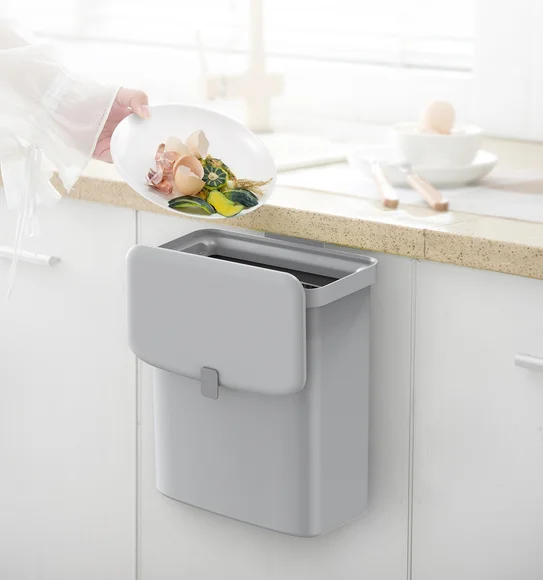 Eko Fingerprint Resistant Kitchen Bin Grey