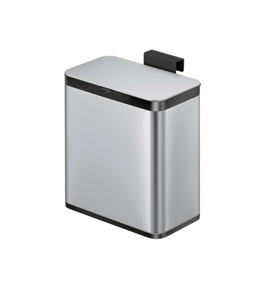 Eko Fingerprint Resistant Kitchen Bin Black