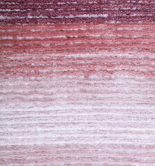 Hermosa Quick Dry Anti Skid Bath Mat Mauve