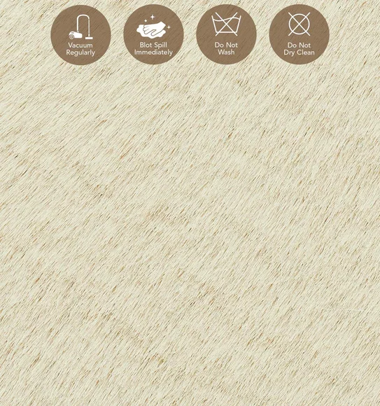 Angola 2 Solid Machine Made Carpet Beige