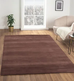 Oslo Jr Solid Machine Made Carpet Chocolate