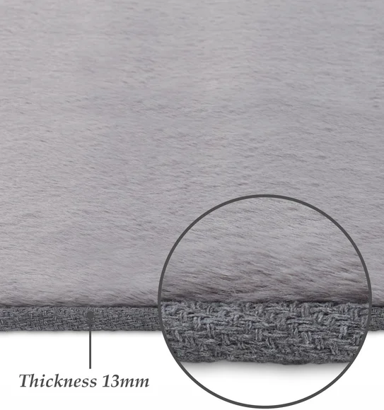 Oslo Jr Solid Machine Made Carpet D Grey