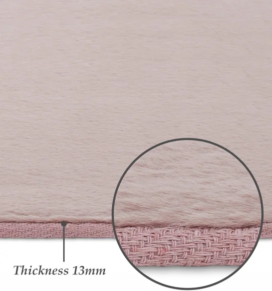Oslo Jr Machine Made Carpet Baby Pink