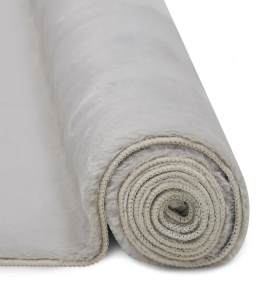 Oslo Jr Rabit Fur Carpet Stone