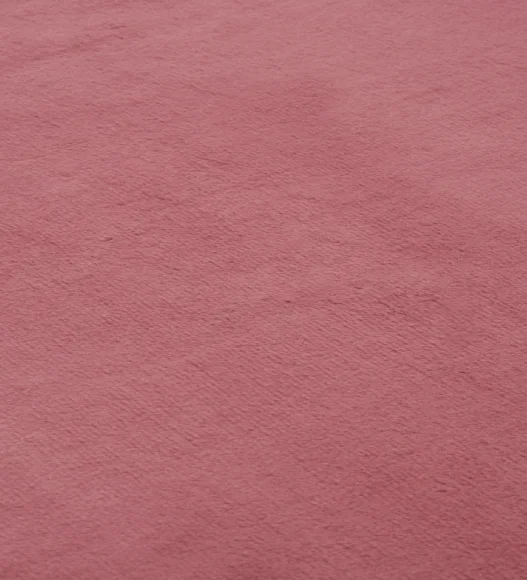Oslo Jr Rabit Fur Carpet Strawberry
