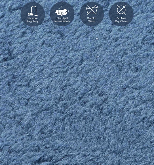 Poco Solid Carpet Blue