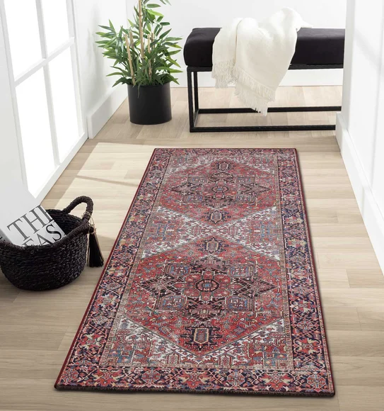 Pop Classical Runner Navy and Rust