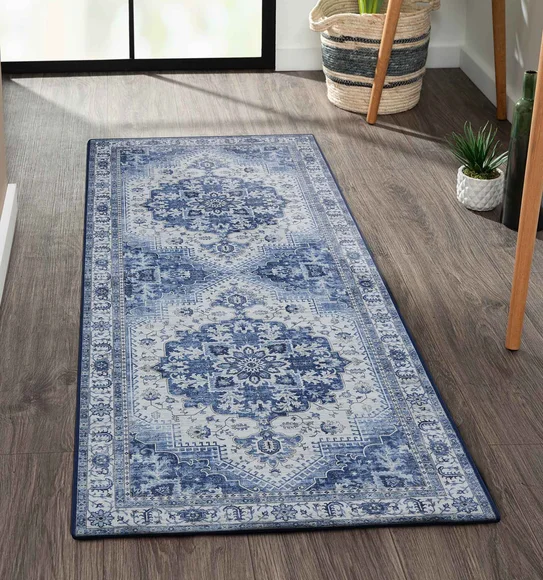 Pop Classical Runner Blue and Ivory
