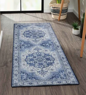 Pop Classical Runner Blue and Ivory