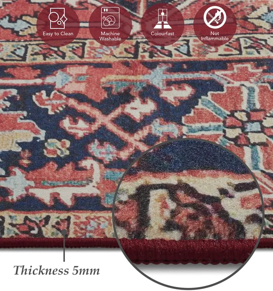 Pop Classical Runner Navy and Rust