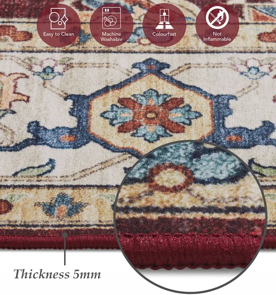 Pop Classical Runner Maroon and Cream