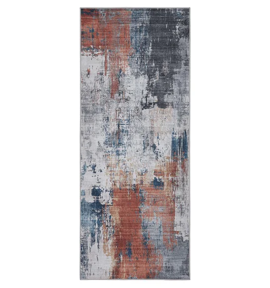 Pop Abstract Runner Ivory and Rust