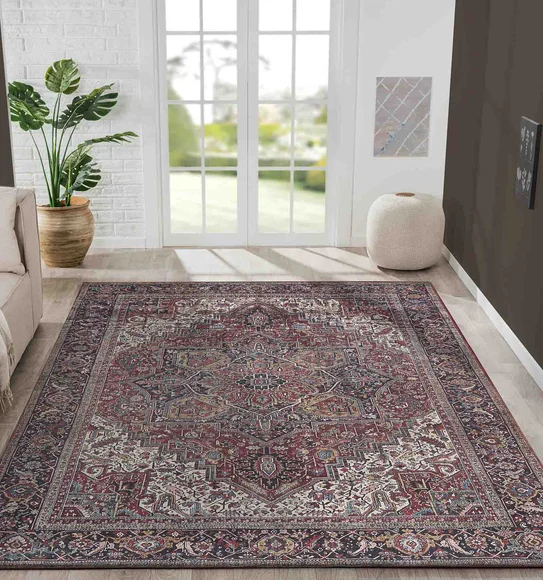 Pop Classical Carpet Rust and Cream