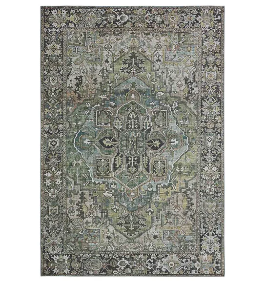 Pop Classical Carpet Green and Oilve