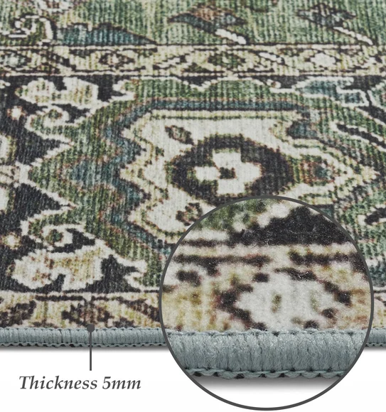 Pop Classical Carpet Green and Oilve