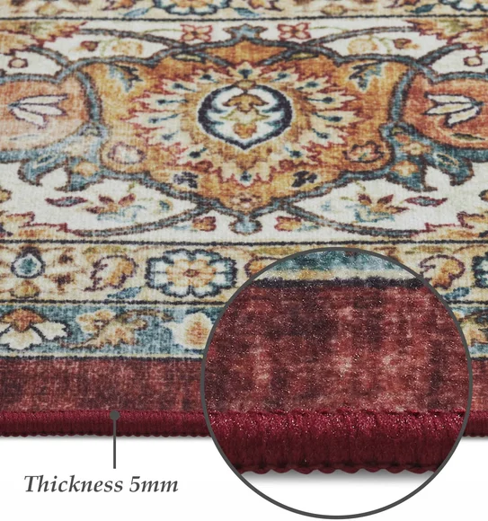 Pop Classical Carpet Beige and Rust