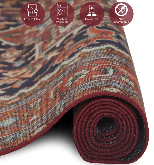 Pop Classical Carpet Cream and Rust