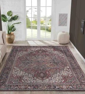 Pop Classical Carpet Rust and Cream