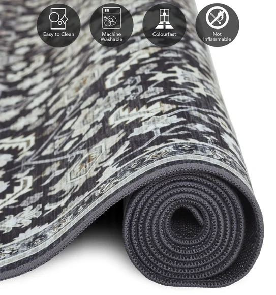 Pop Classical Carpet Charcoal