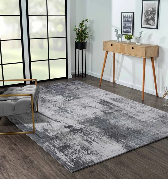 Pop Abstract Carpet Grey