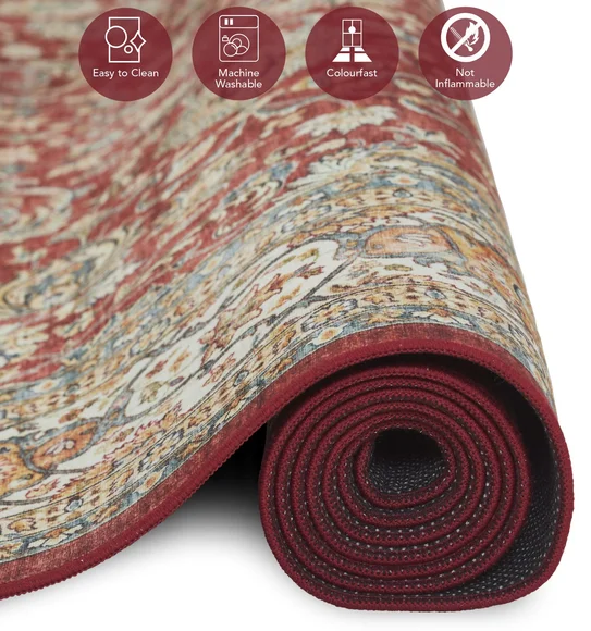 Pop Classical Carpet Beige and Rust
