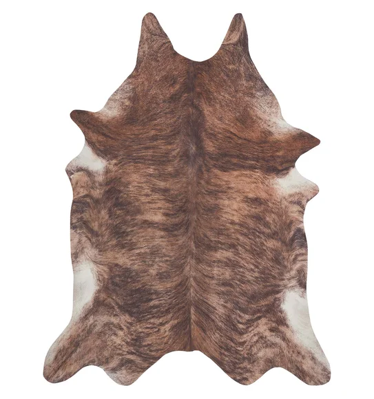 Hides Abstract Carpet Brown and Cream