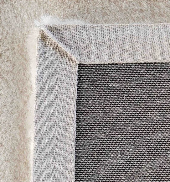 New Oslo Rabit Fur Runner Cream
