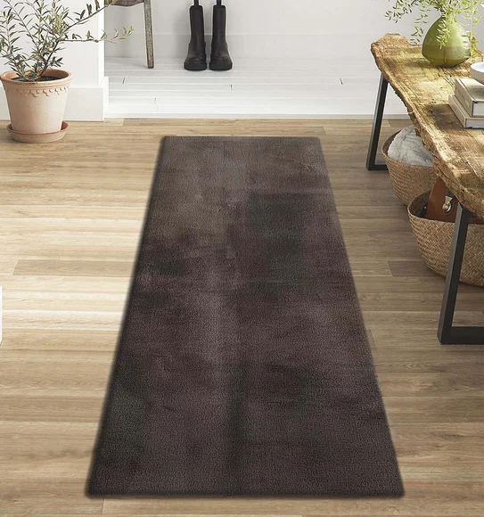 New Oslo Rabit Fur Runner Dark Mouse