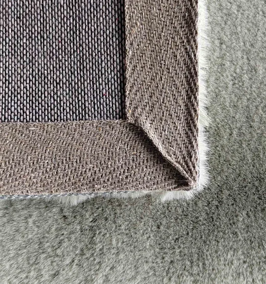 New Oslo Rabit Fur Carpet Aqua