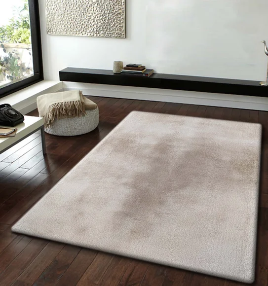 New Oslo Rabit Fur Carpet Cream