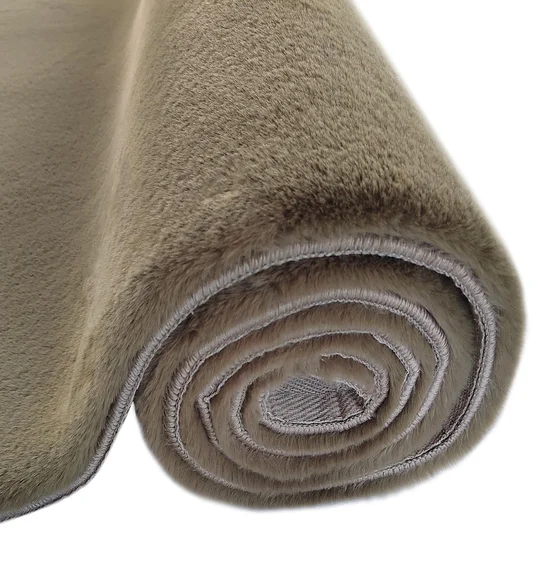 New Oslo Rabit Fur Carpet Olive