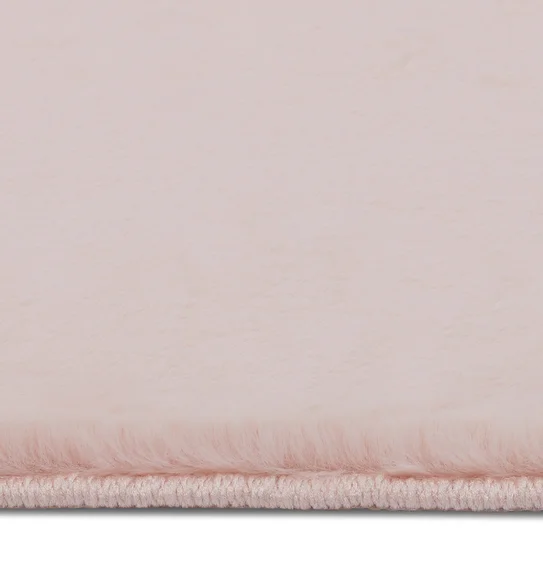 New Oslo Rabit Fur Carpet Peach