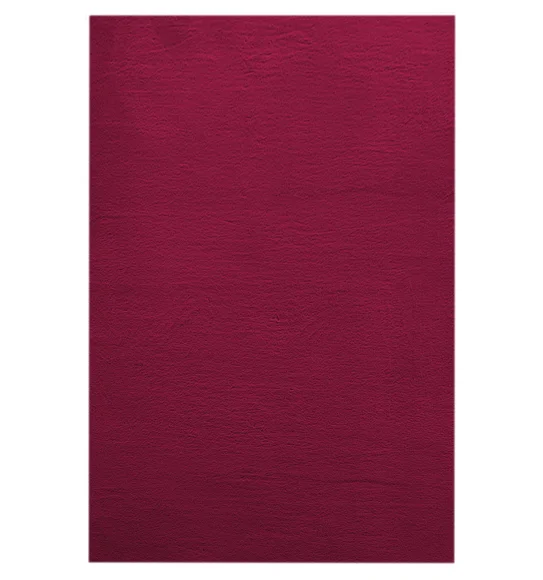 New Oslo Rabit Fur Carpet Wine