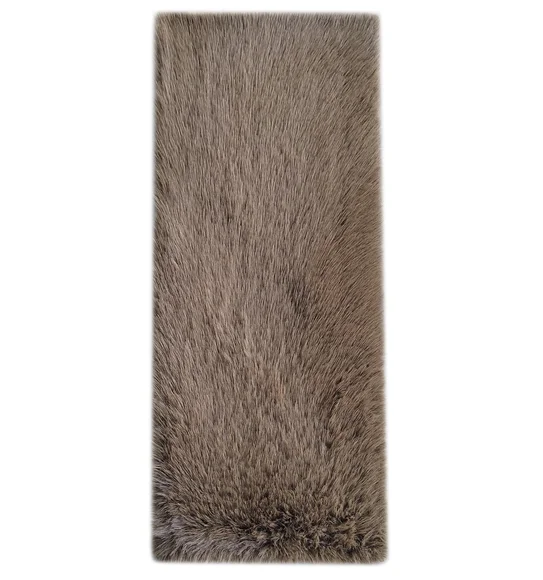 Hudson Shaggy Runner Brown