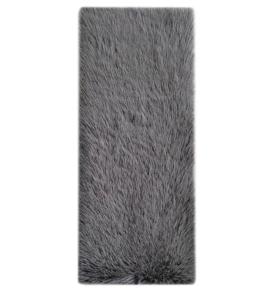 Hudson Shaggy Runner Charcoal