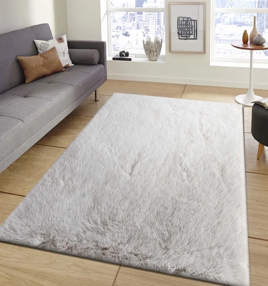 Hudson Shaggy Carpet Cream