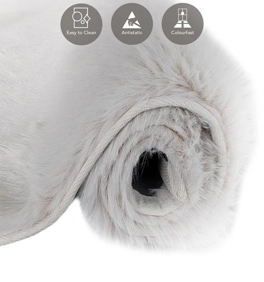 Hudson Shaggy Carpet Cream