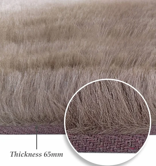 Hudson Shaggy Carpet Brown