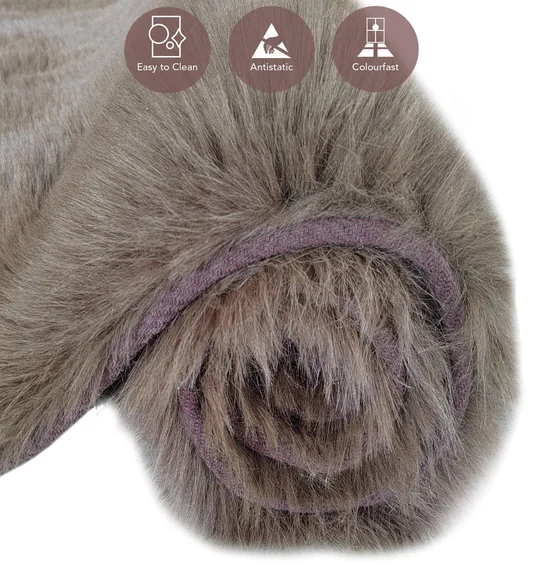 Hudson Shaggy Carpet Brown