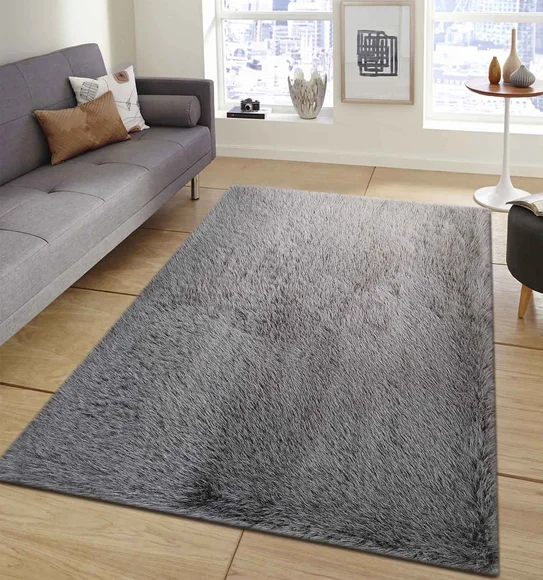 Hudson Shaggy Carpet Charcoal
