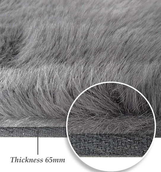 Hudson Shaggy Carpet Charcoal