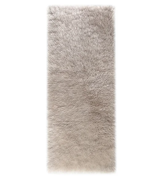 Fiona Solid Bedside Runner Beige
