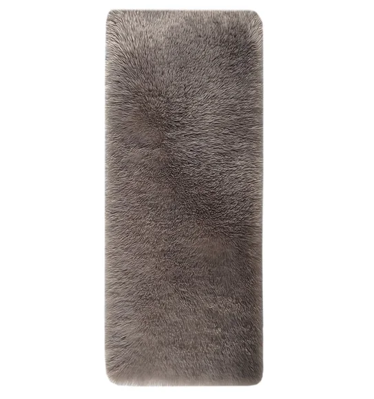 Fiona Solid Bedside Runner Brown