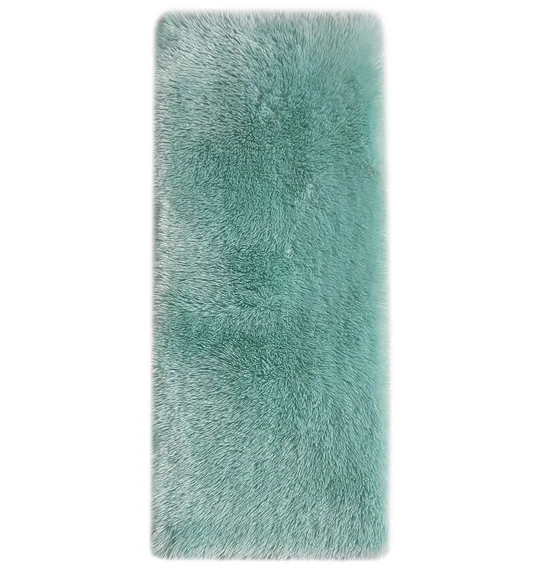 Fiona Solid Bedside Runner Teal Blue