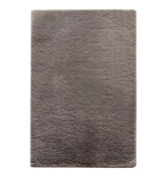Fiona Solid Machine Made Carpet Brown