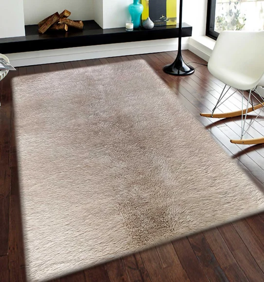 Fiona Solid Machine Made Carpet Beige