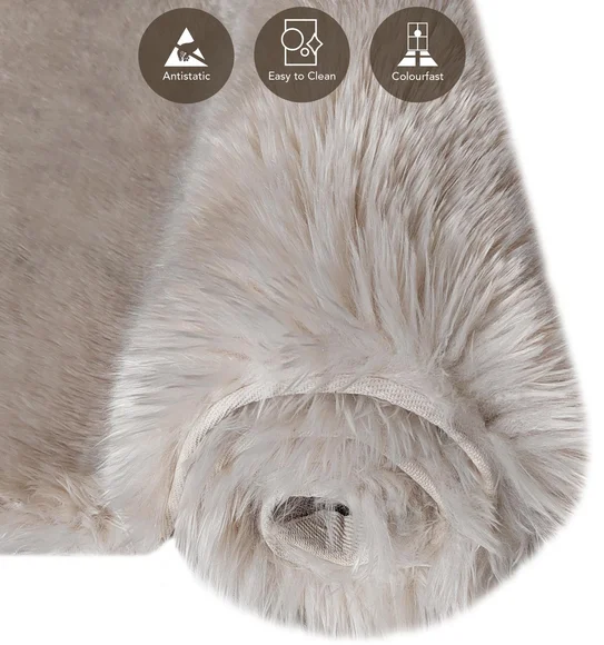 Fiona Solid Machine Made Carpet Beige