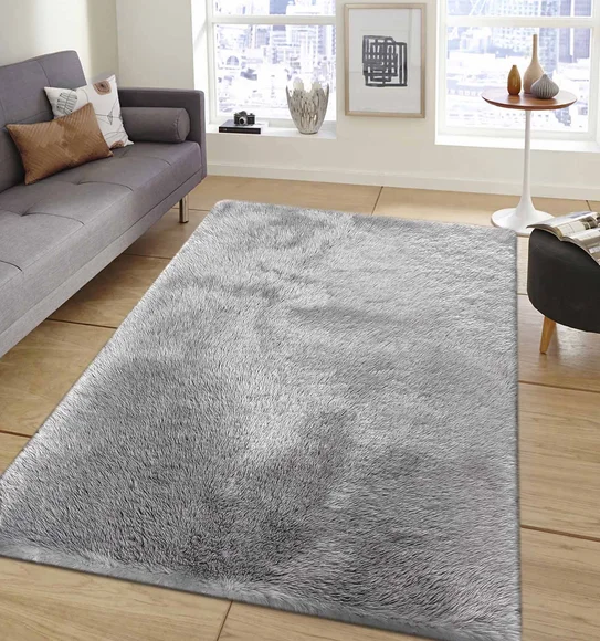 Fiona Solid Machine Made Carpet Grey