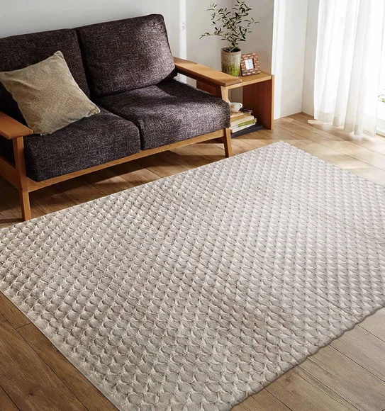 Muffin Solid Carpet Light Beige